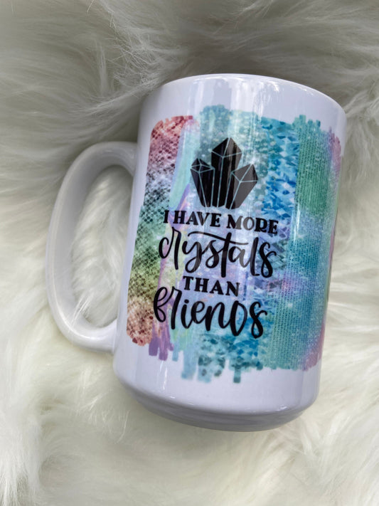 Crystal lovers coffee mug perfect for spiritual souls