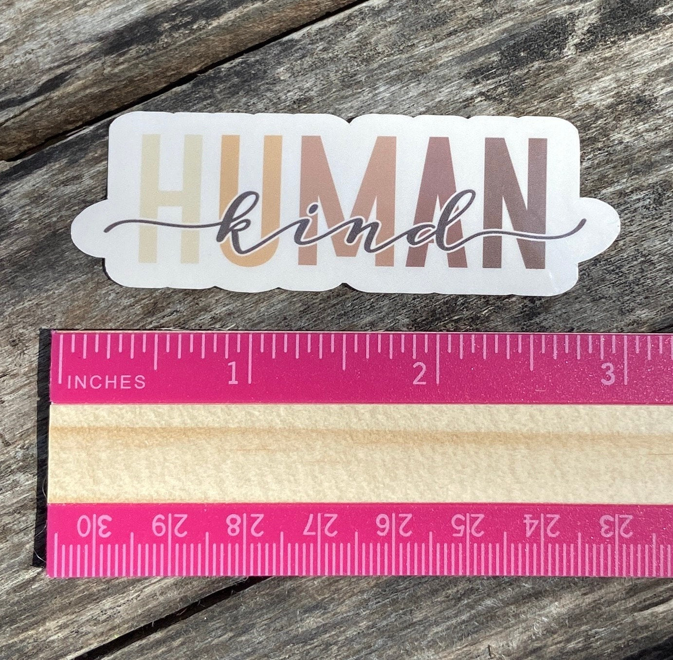 Human Kind water bottle Sticker human kind water bottle sticker be kind sticker human sticker melanin sticker kindness sticker human colors