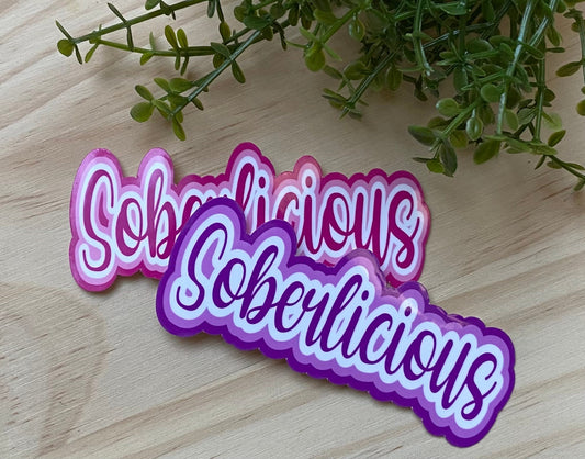 Sobriety support sticker cute sassy decal for water bottles