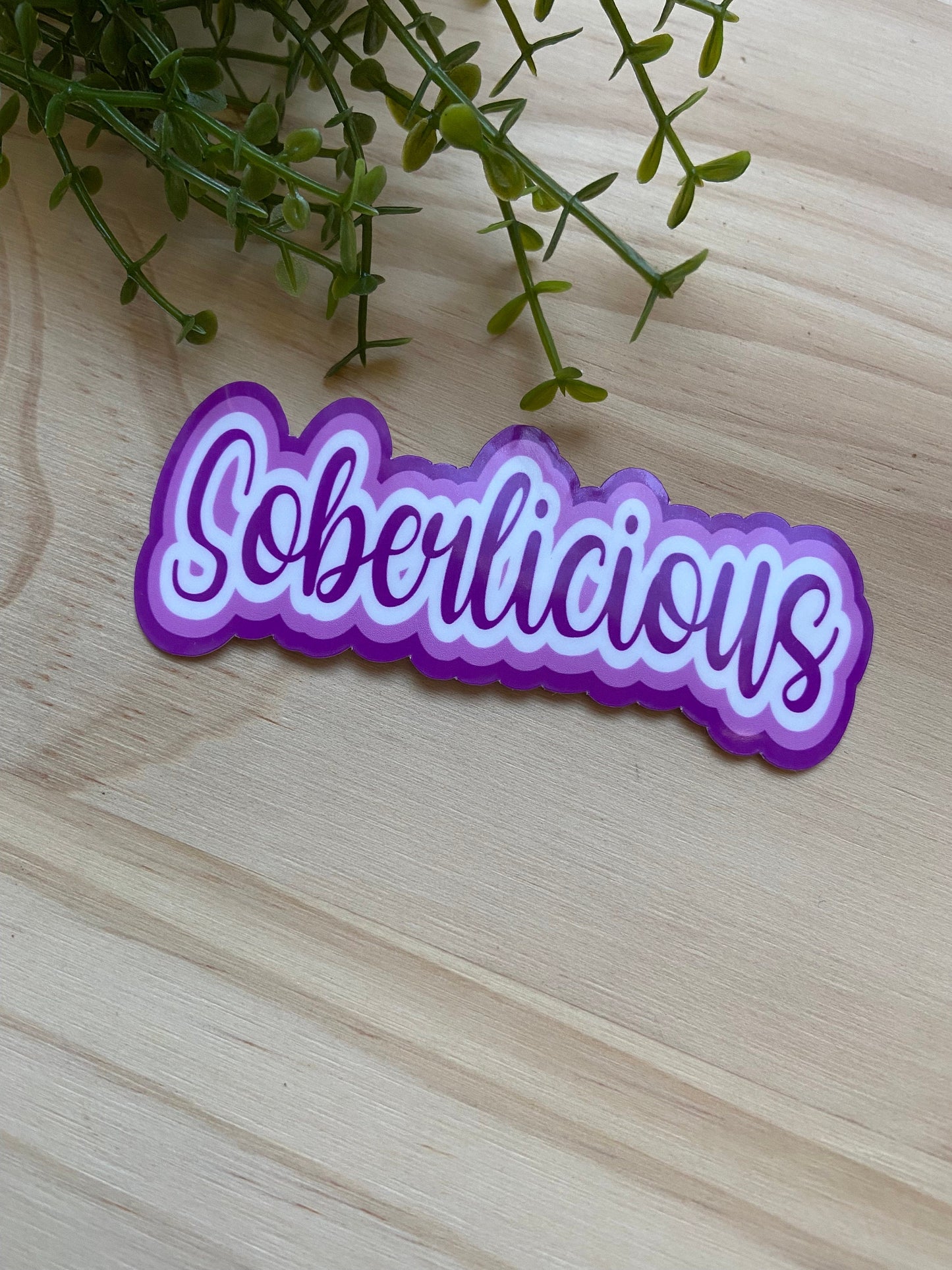 Sobriety support sticker cute sassy decal for water bottles