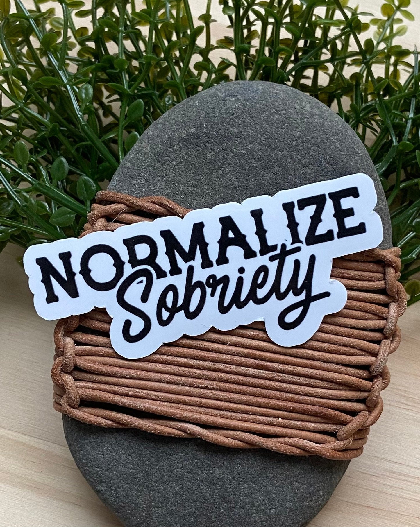 Normalize sobriety water bottler sticker sobriety sticker sober sticker sober water bottle sticker sober laptop sticker sobriety sticker