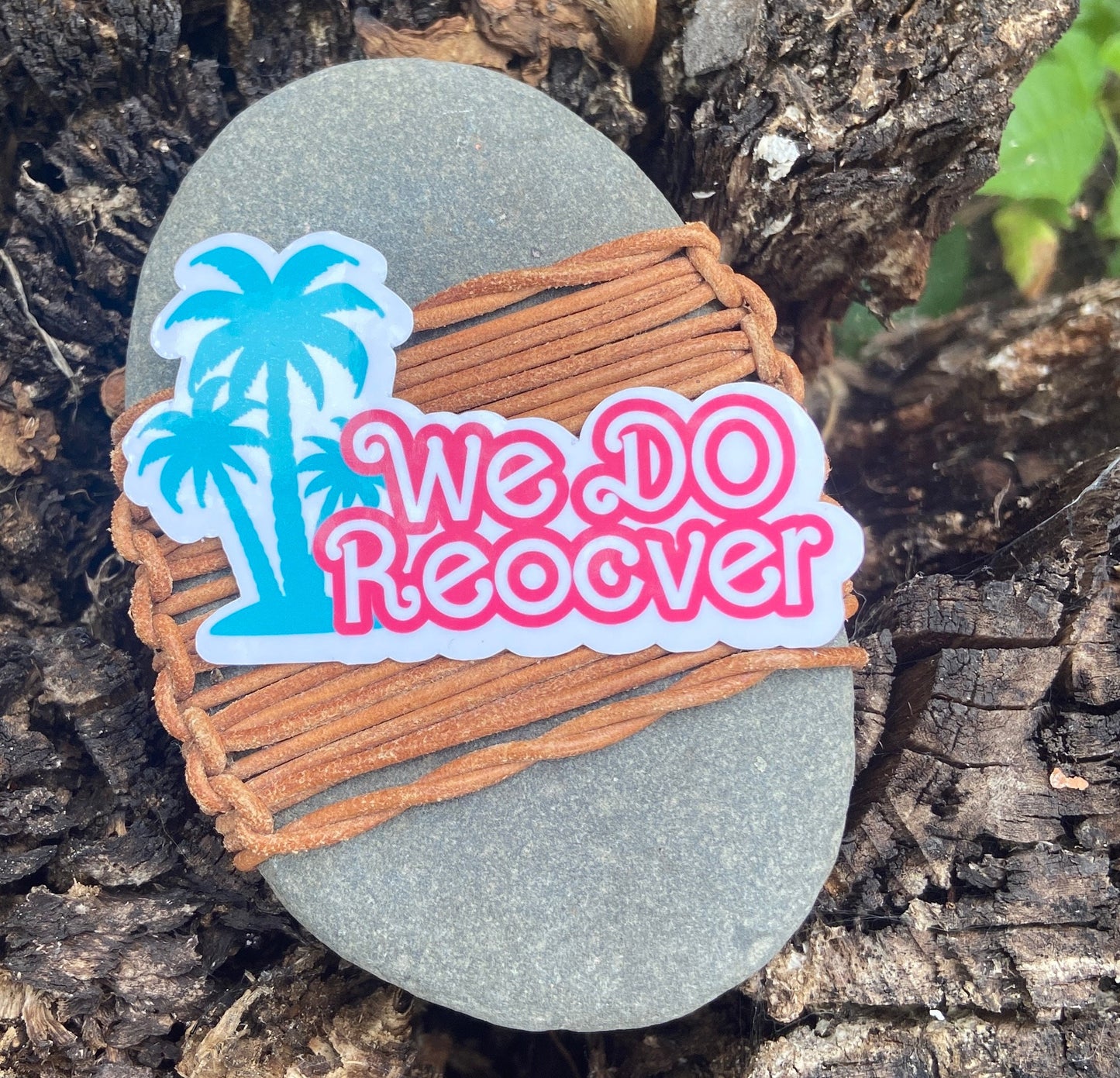 We Do Recover sticker for water bottle sticker recovery and sobriety sticker Barbie the movie inspired sticker Barbie core sticker decal