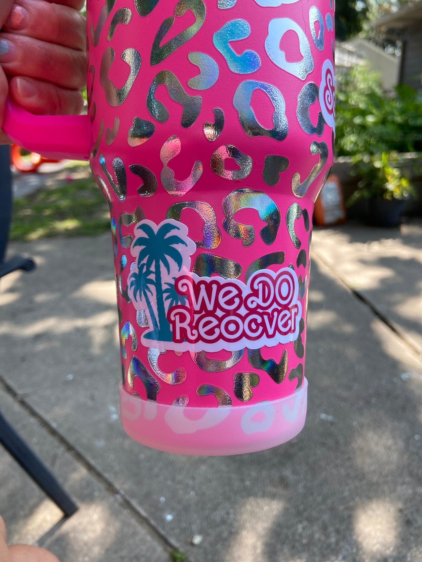 We Do Recover sticker for water bottle sticker recovery and sobriety sticker Barbie the movie inspired sticker Barbie core sticker decal