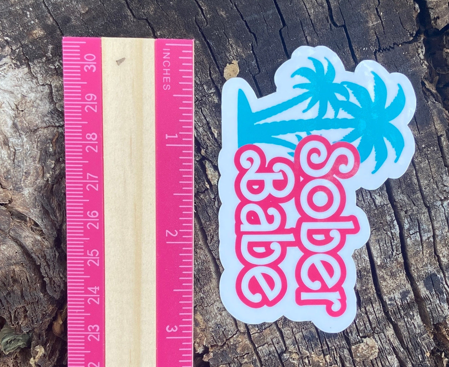 Sober babe water bottle sticker Sober Babe sticker inspired by the  Barbie movie inspired celebrate your sobriety with sober barbie sticker