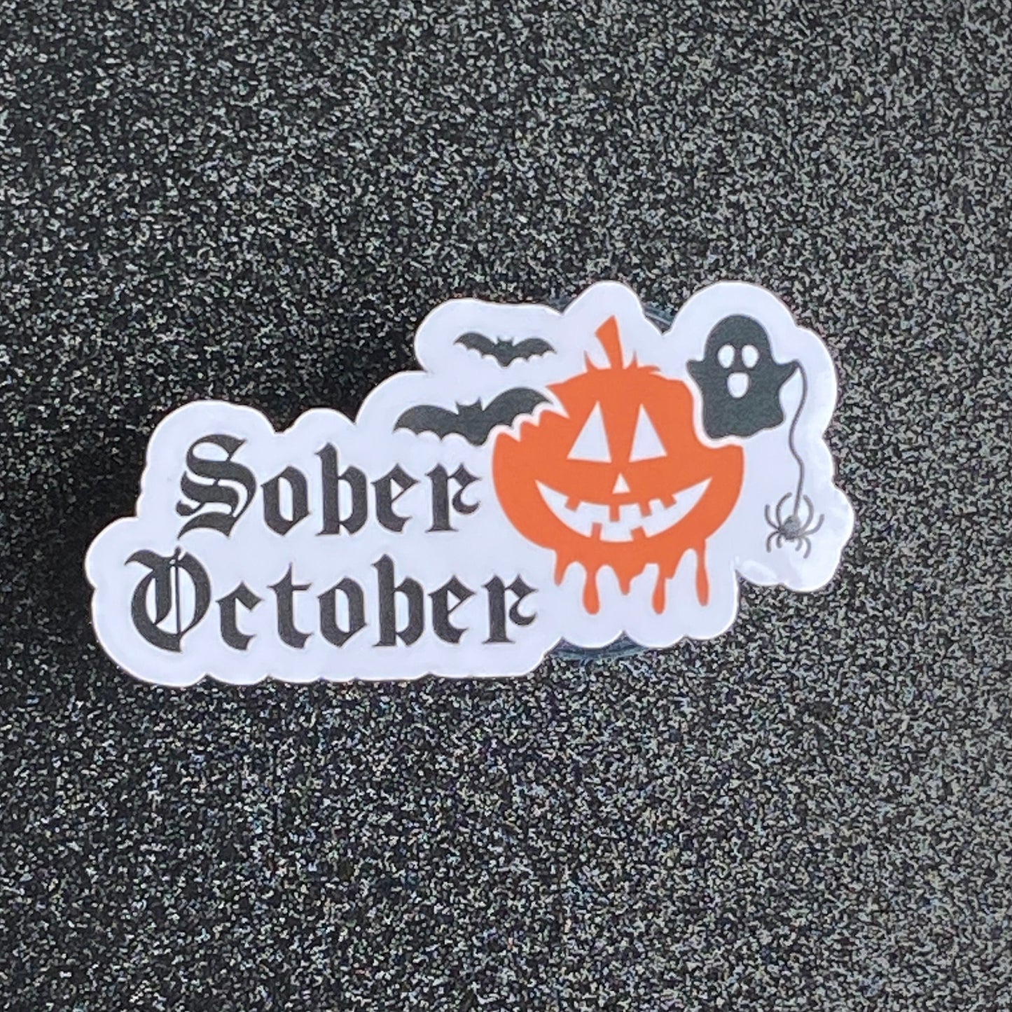 Sober October vinyl sticker