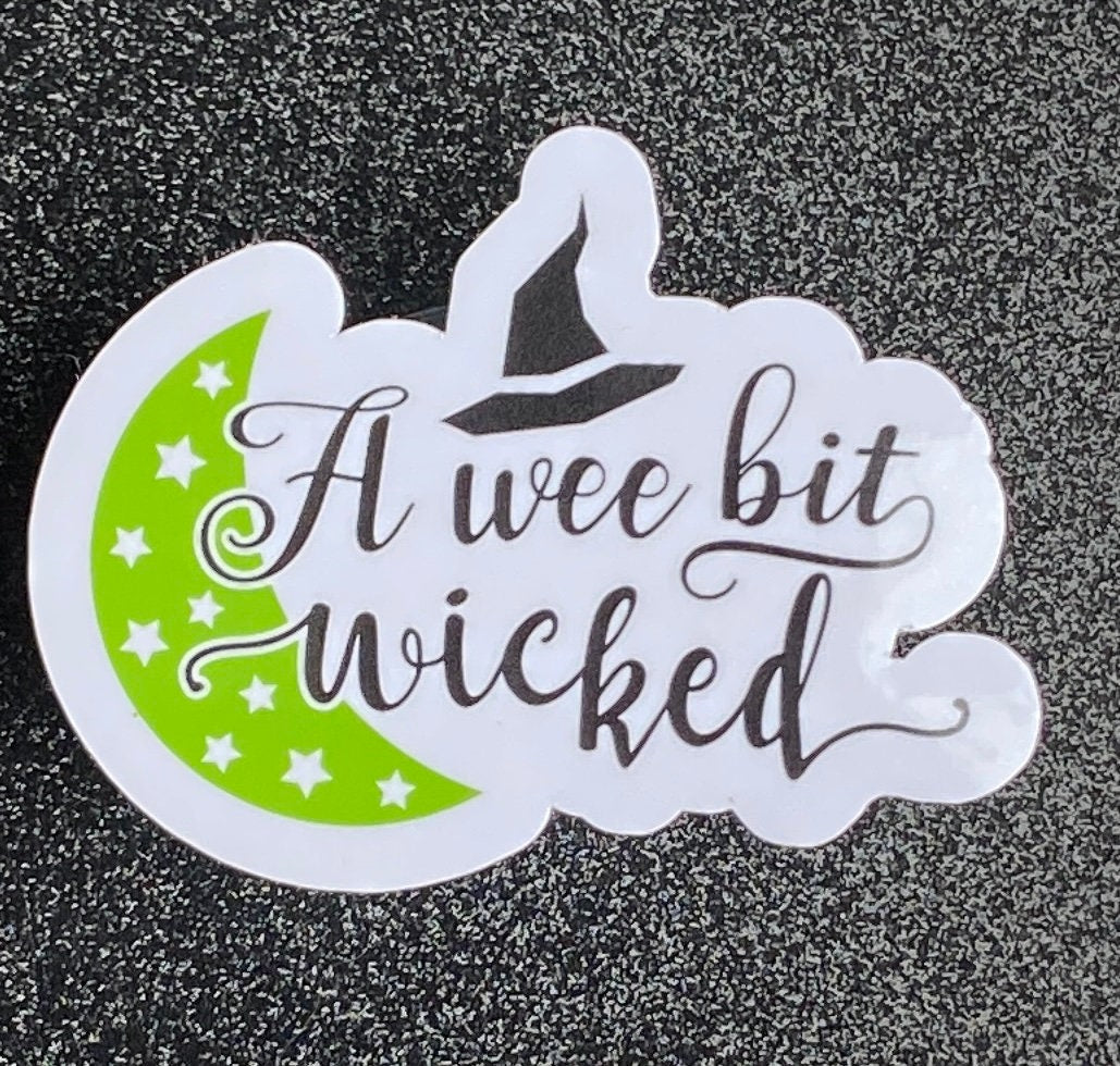 Wicked vinyl sticker