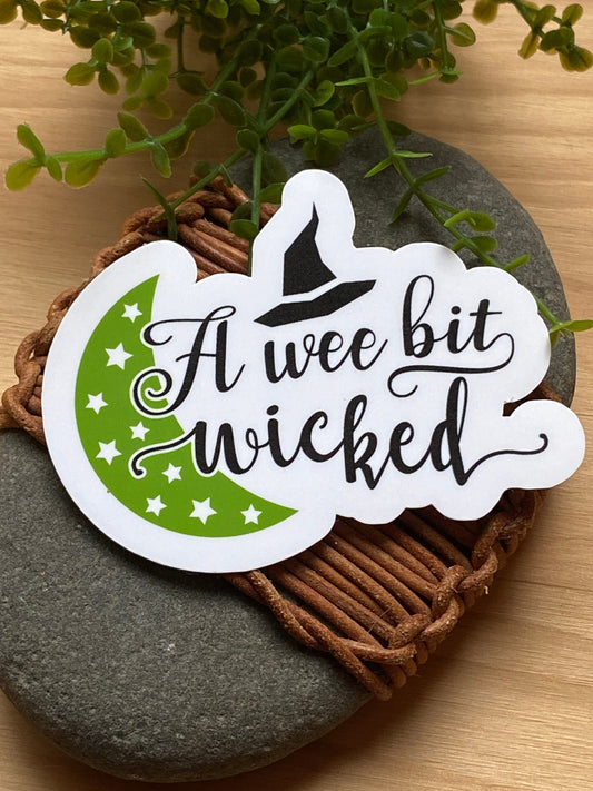 Wicked vinyl sticker