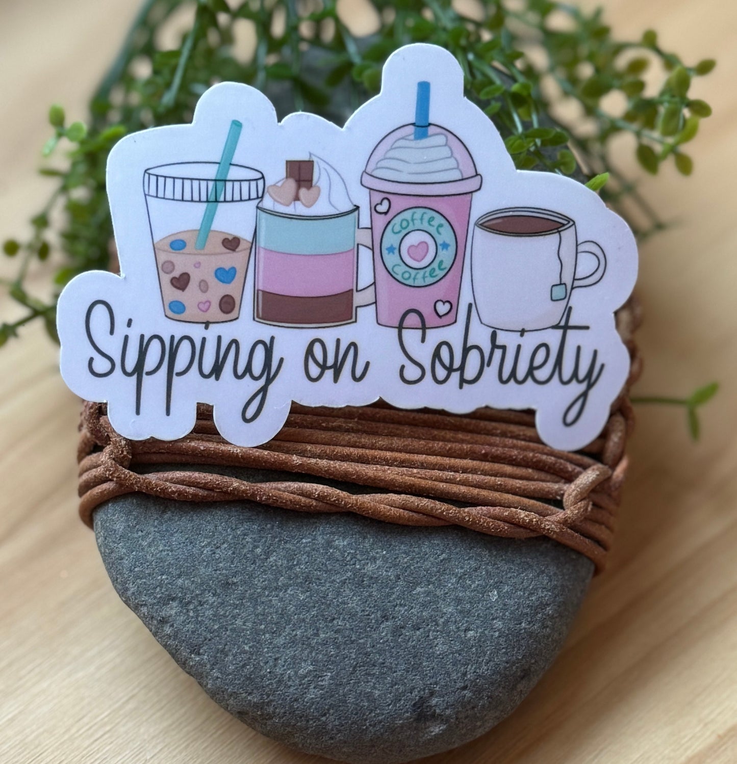 Sober Sips Sticker