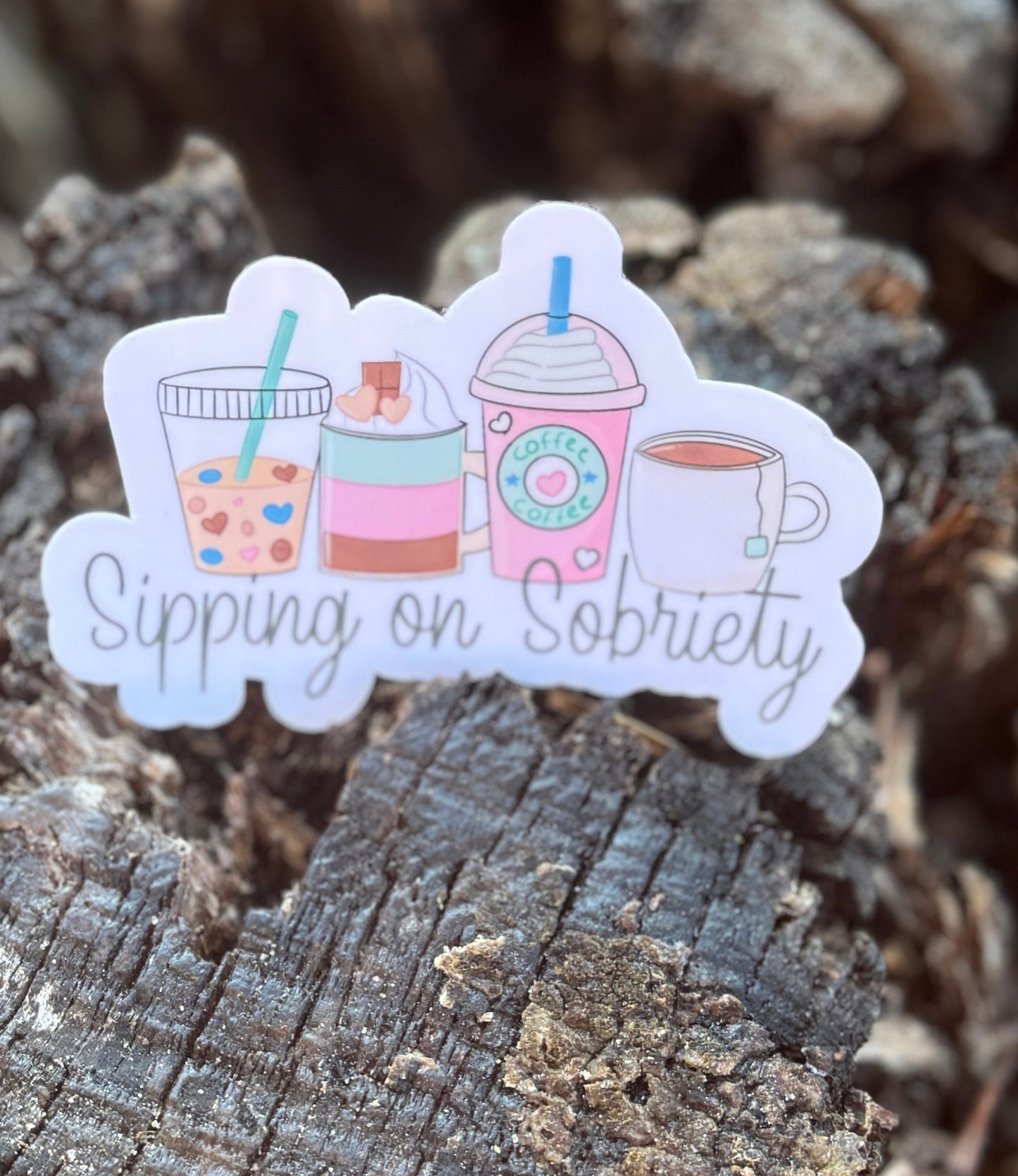 Sober Sips Sticker