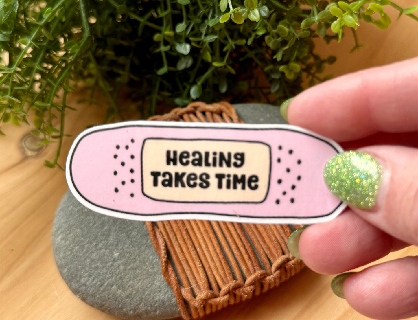 Healing takes time sticker