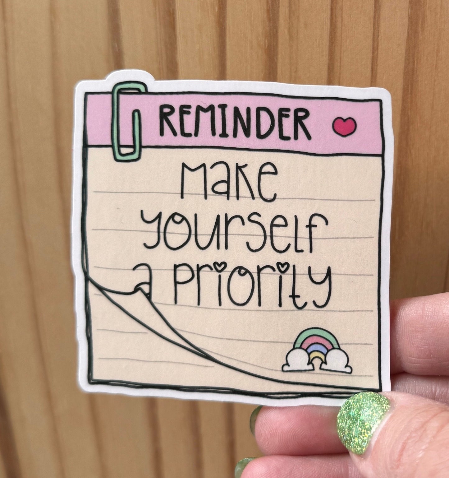 Prioritize yourself