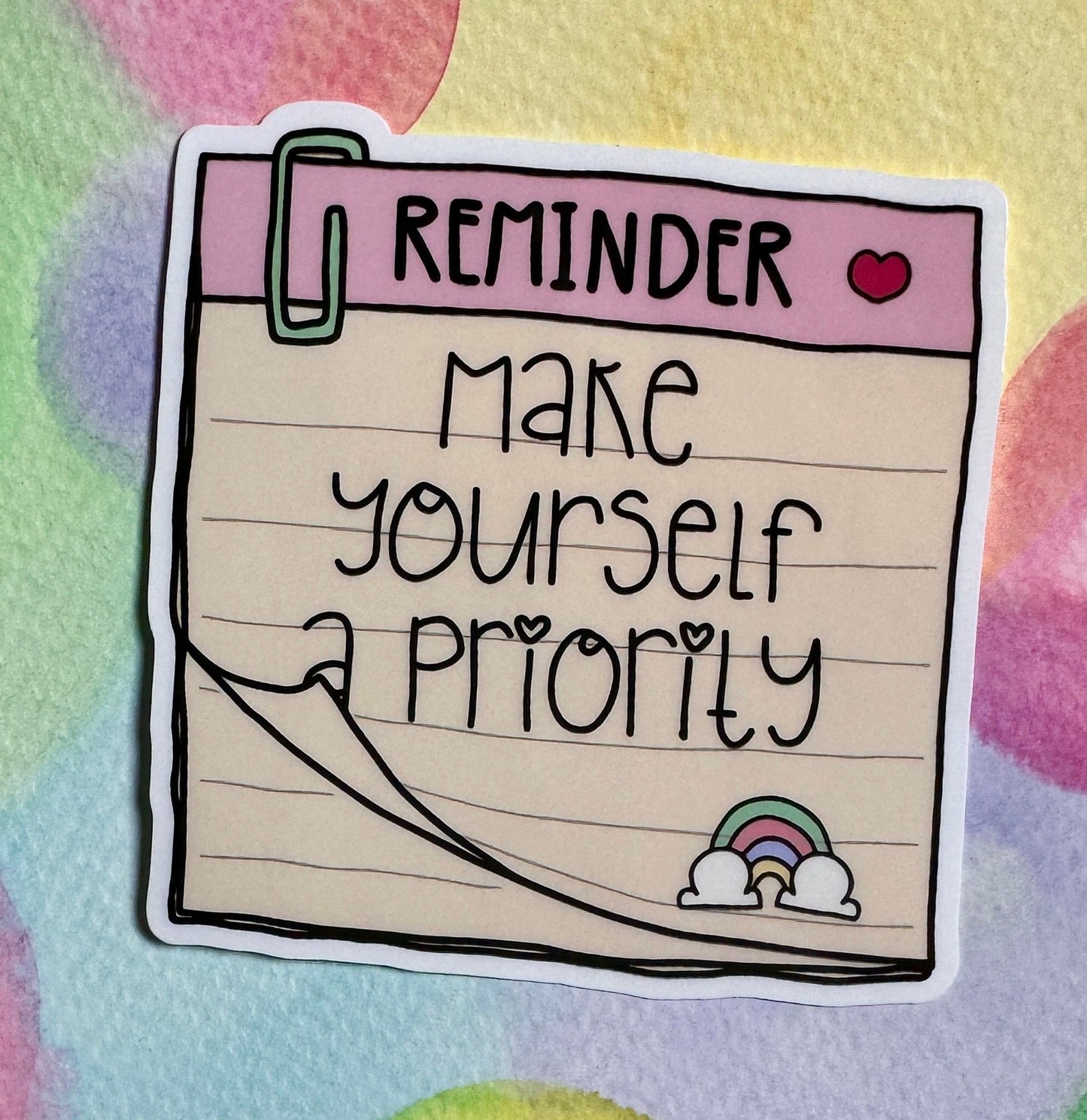 Prioritize yourself