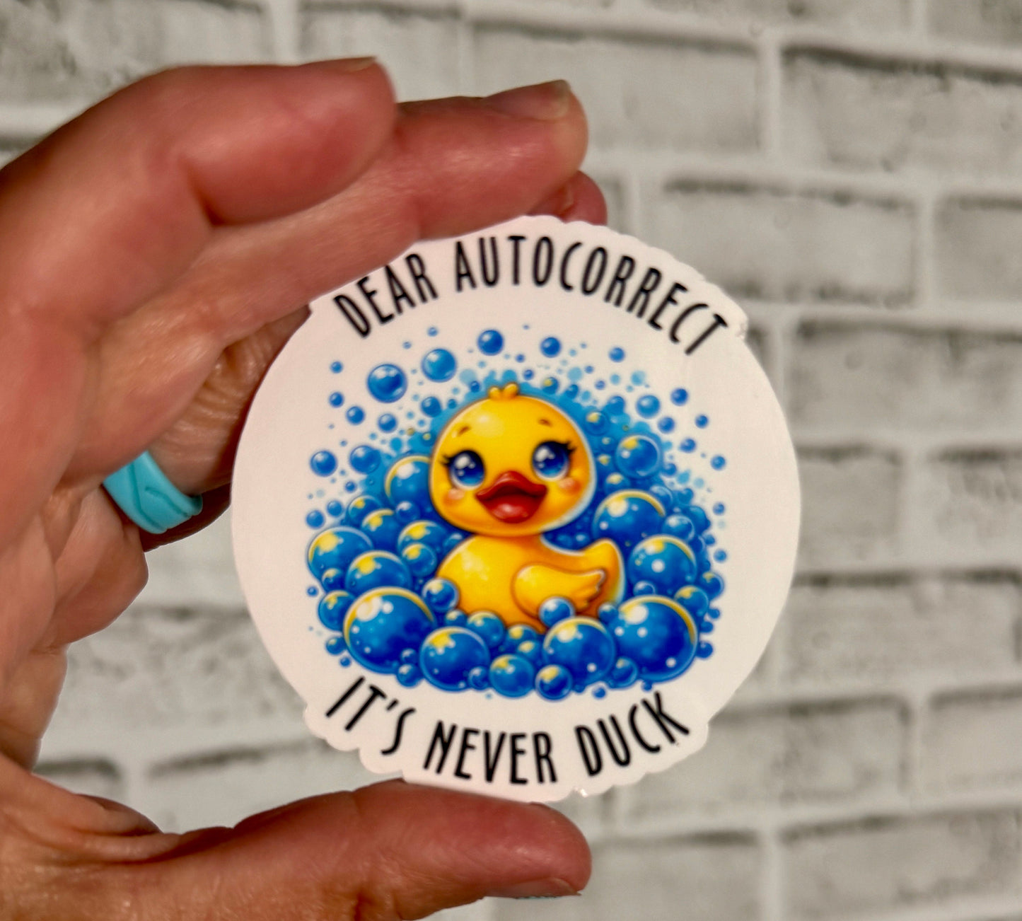 It’s Never DUCK! Sticker